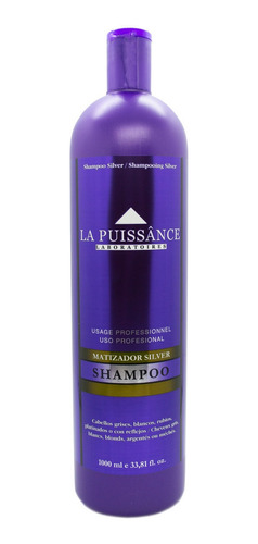La Puissance Shampoo Matizador Silver Pelo Rubio 1l 6c