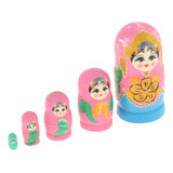 5 Muñecas Matryoshka, Muñecas Rusas Anidadas, Decoración