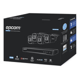 Kit Turbohd 5mp 4 Cámaras Dvr 4 Ch Microfono Epcom Disco 3tb