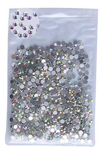 Prettyg 2880 Cristales De Uñas Ss4 Con Revestimiento Ab Para