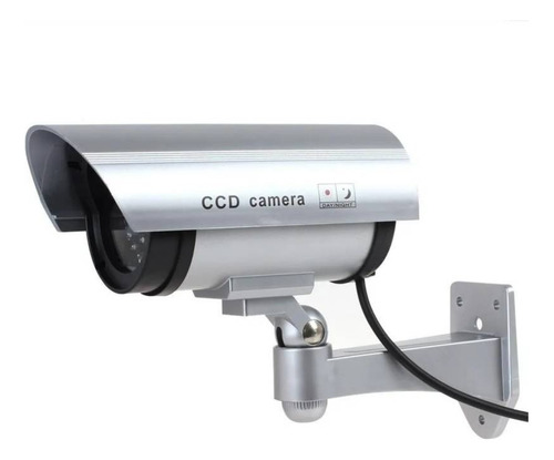 Camara Falsa De Vigilancia Con Led Simulador Seguridad