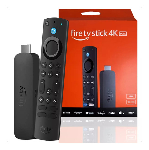 Amazon Fire Tv Stick 4k Max 16gb Wi-fi 6e Ultra Rápido