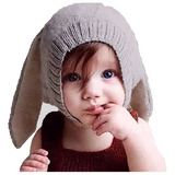 Gorro Orejas De Conejo Para Niño Niña Bebé - Ropa Invierno