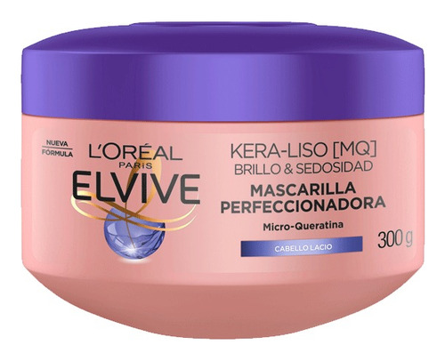 Crema Tratamiento Elvive Kera Liso Brillo Y Sedosidad