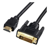 Cable Dvi A Hdmi Macho Vídeo Dvi 24+1 A Hdmi Bidireccional