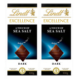Chocolate Lindt Excellence Sea Salt 100gr. X2