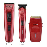 Kit Premium Fx3 Maquina Corte Trimmer Y Afeitadora Babyliss