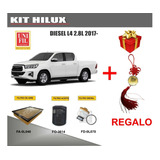 Kit Filtros Afinacion Toyota Hilux Diesel L4 2.8 17-