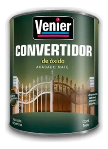 Convertidor De Oxido Blanco Y Colores 20lts Venier Pintumm