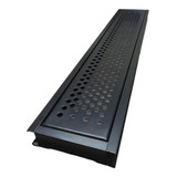 Grelha Linear Perfurada Em Inox Preto Fosco 7-20x100/1-20x50