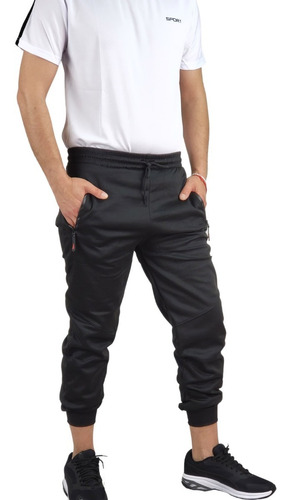 Pack 3 Buzo Hombre Jogger Fit Algodón Forro Polar. Oferta