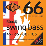 Cuerdas Bajo Eléctrico 4 Cuerdas 45-105 Swing Bass Rs66ld