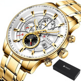 Reloj De Lujo Curren 8362 Calendar Chronograph