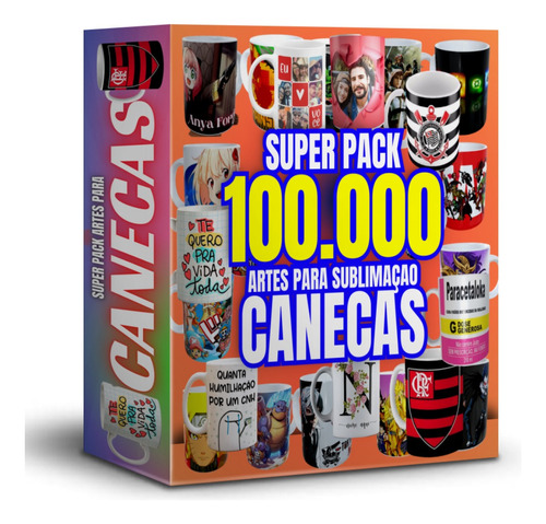 Pack Sublimar Canecas Atualizado 2023 -mais De 100.000 Artes