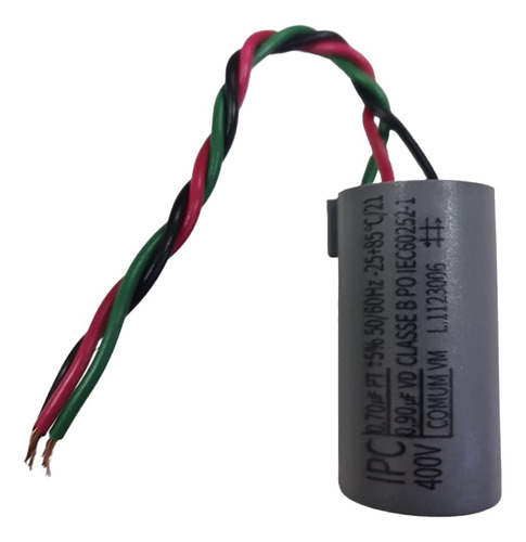 Capacitor Ventilador De Teto 1,6uf (0,7+0,9uf) Ventisol 220v