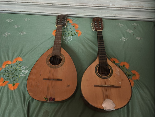 2 Mandolinas Vintage Años 70s Con Detalles 