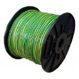 Cable Fonseca Unipolar 2,5 Mm Verde/amarillo X 50m Por Diámetro 2.5 Mm