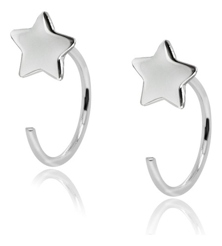 Arete Estrella Mini Plata .925 Unisex