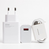 Carregador Turbo 33w Usb-c Compativel Com iPhone 15 Xiaomi