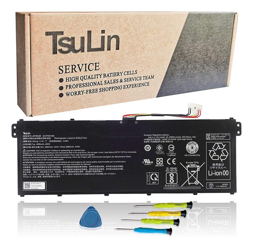 Tsulin 48wh Ap18c4k Batería P/ Acer Aspire 5 A514 A515 Sp314