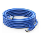 Cable De Red Cat6 Lan 10 Metros Alta Transferencia De Datos