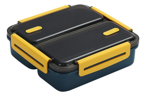 Lunch Box Fiambrera 1100ml Con Cuchara, Palillos Y Vaso.