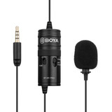 Microfone De Lapela By-m1 Pro Boya Preto