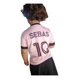 Conjunto Infantil Y De Bebé Inter De Miami (personalizado)