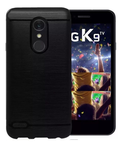 Capinha + Película Full 3d Para LG K9 Tv Lmx210b Tela 5.0 