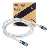 Cabo Coaxial Para Antena De Tv - 1 Metro - 2 Rg6 Crimpado