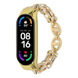 Correa De Reloj De Acero Inoxidable Para Xiaomi Mi Band 7