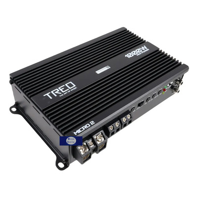 Amplificador Clase D 2canales Treo Micro2 1000watts Max Color Negro | Meses sin interés