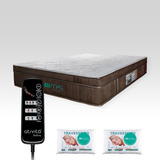 Cama King Size Colchão Magnético C/ Massageador Infravermelh