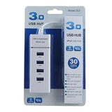 Hub Usb 3.0 4 Puertos De 5 Gbps Cable Multipuerto 30 Cm