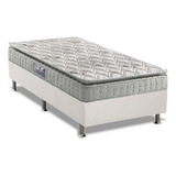 Cama Box Solteiro: Colchão D33 Anjos  Orthosono+base Crc Co