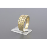 |9271| Anel Em Ouro Amarelo 18k Com Brilhantes