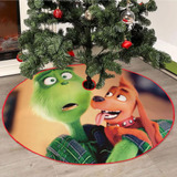 Falda De Árbol De Navidad De 90 Cm Con Estampado De Grinch 3