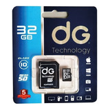 Memoria Micro Sd 32gb Clase 10 + Adaptador Dg Original
