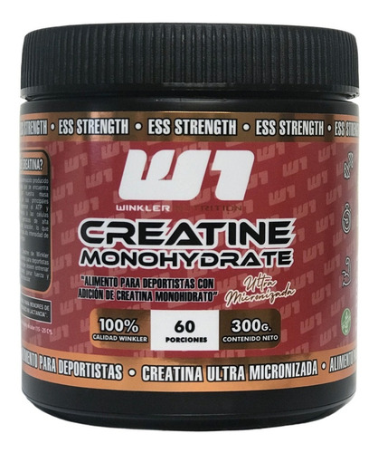 Suplemento En Polvo Winkler Nutrition  Creatina Monohidrato En Pote De 300g