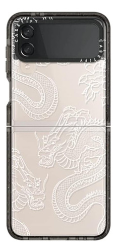 Casetify Impact Funda Para Samsung Galaxy Z Flip 4 Dragones