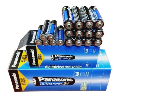 Pack Caja Panasonic 52 Aa + 40 Aaa 1.5v Total 92 Unidades