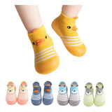 3 Pares Calcetin Pantufla Bebe Niño Niña Suela Antiderrapant