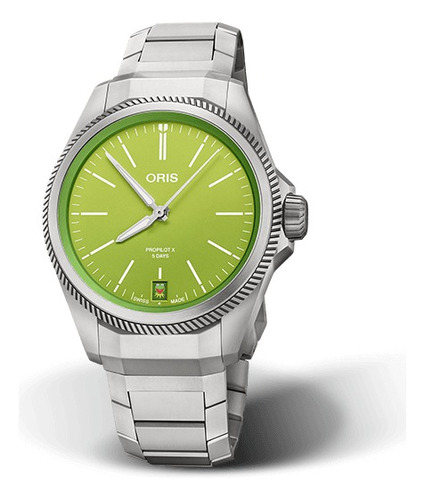 Reloj Oris Propilot X Kermit Edition Rana Rene Caballero