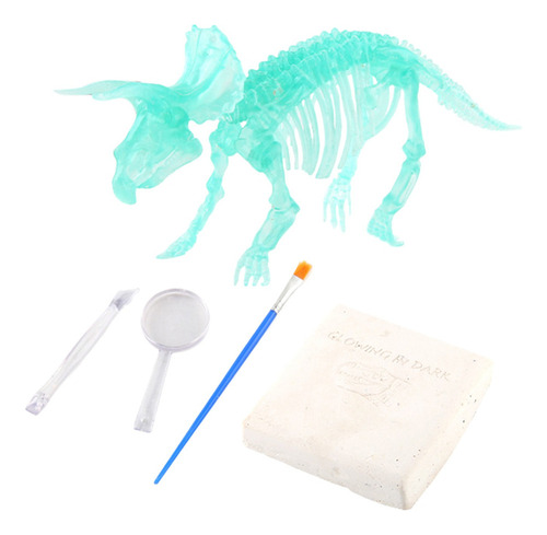 Perfect 3d Glow Dinosaurio Fósil Excavación Kit De