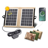 Panel Solar Portatil Camping Exterior 6v 7w Puerto Usb Cl670