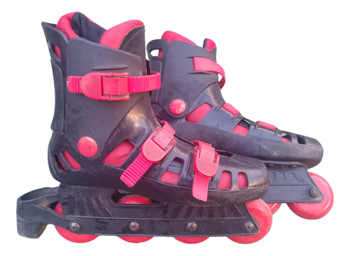 Rollers  Negros Y Rojos  Patines Talle 37