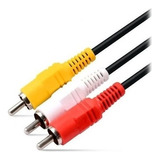 Cable De Video Rca 3x3 Audio Video 1.5 Metro Calidad Blister