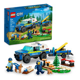 Kit City Treinamento Móvel Cães Policiais 197 Peças Lego