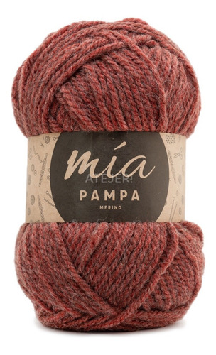 Lanas Pampa Merino Semigruesa Marca Mia Ovillo X 100 Gramos