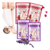 Pack 4 Mascarillas Peeling Calcetines Exfoliante Pies Suave 